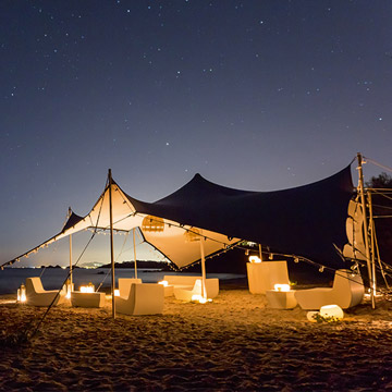 Soirée sur la plage