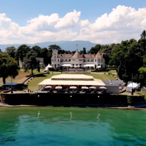 Mariage au bord du lac