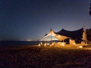 Soirée sur la plage