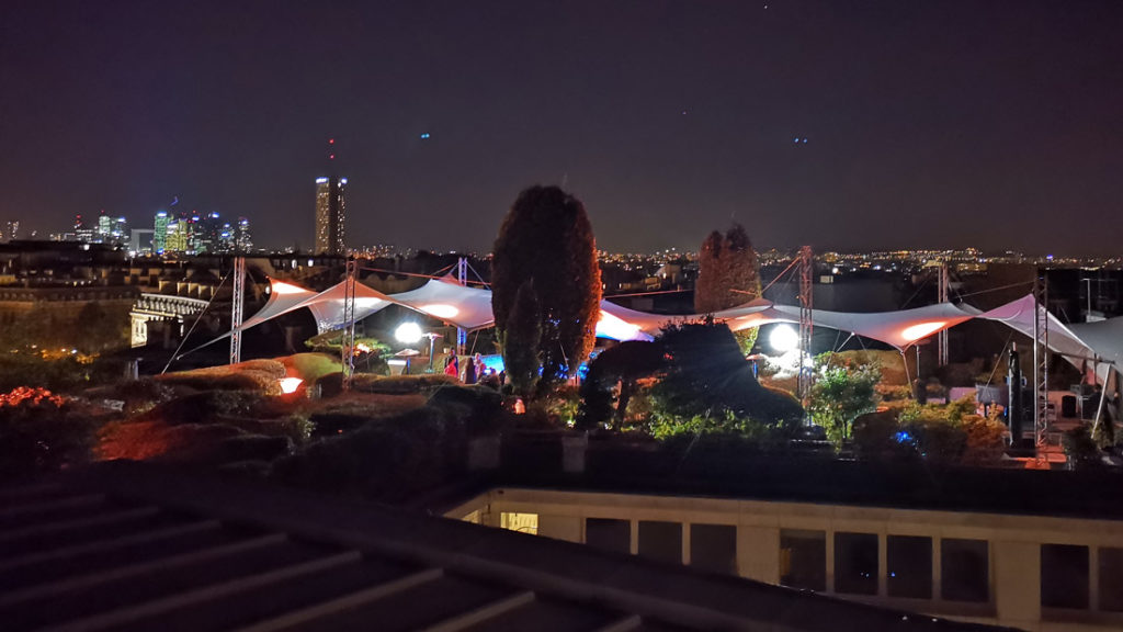 Voile lycra en rooftop